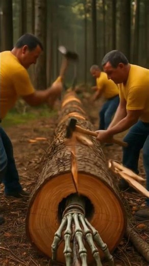 "The Tree Splits Open: A Monster Awakens!"