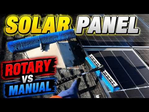 Which Brush Is Better For Solar Panel Cleaning - All One Solar Shine