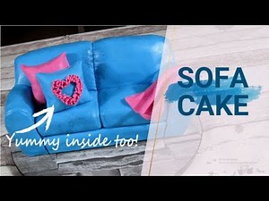 Sofa Cake with Cushions (NO EXTRA COOKING) and Blanket