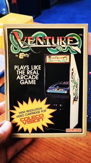 Exidy's Venture (1982) ColecoVision Video Game Sealed! 🕹️ #Shorts