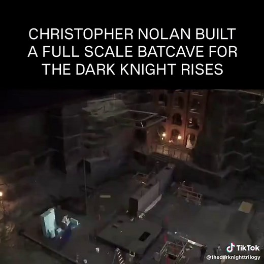 Christopher Nolan built a full-scale Batcave for The Dark Knight Rises. Fusing the design elements from the first two films, the new Batcave had modernist cubes rising within a natural cavern.