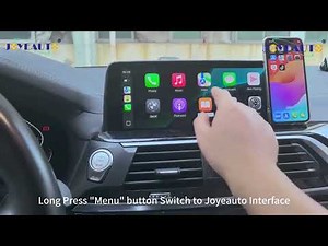 How to Add& install Wireless CarPlay Android Auto Interface for BMW NBT EVO ID5 ID6 MGU JoyeAuto Box