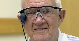 Age-related macular degeneration patient receives bionic eye transplant