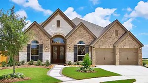 3,322 Sq. Ft. Home with Double Mahogany Front Doors Ready Now in Katy's Elyson by Newland Communities! #PerryHomes https://www.perryhomes.com/Texas/New-Homes-Houston/Elyson/Elyson-65/Inventory-Home/626006/626/400 | Perry Homes