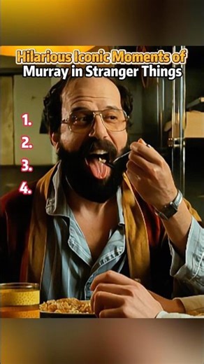 Hilarious Iconic Moments of Murray in Stranger Things！#StrangerThings#StrangerThings5#BrettGelman#fu