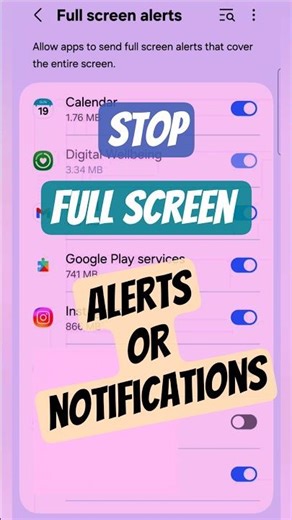 Stop Full Screen Alerts on Mobile? #shortsfeeed #howto
