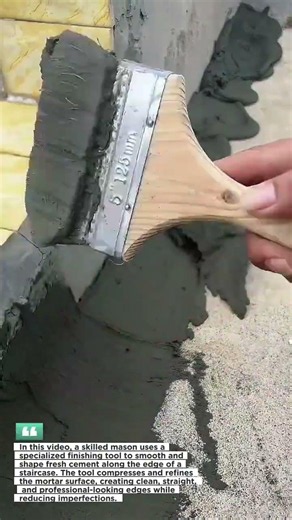 🔥 The Fastest Cement Finishing Trick You'll Ever See! #Construction