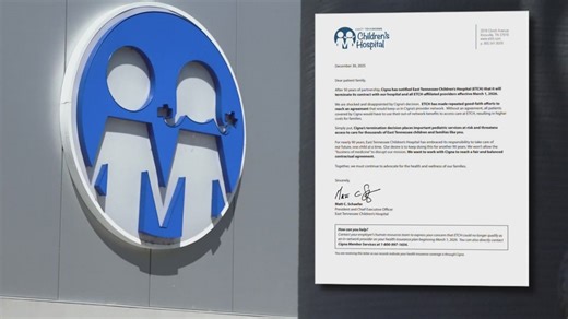 East Tennessee Children's Hospital reviewing proposal from Cigna following contract dispute