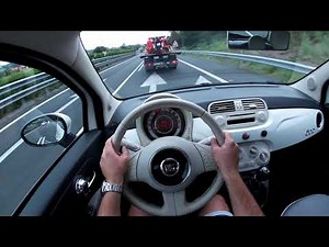 Probando el Fiat 500 2009 (1.2i 69cv) POV Test drive