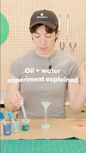 Simple Science - Oil & water experiment