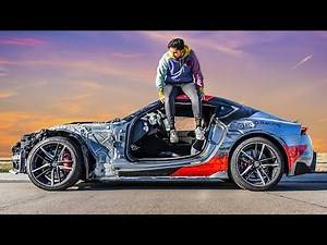 Rebuilding A Crashed 2020 Supra in 8 Minutes