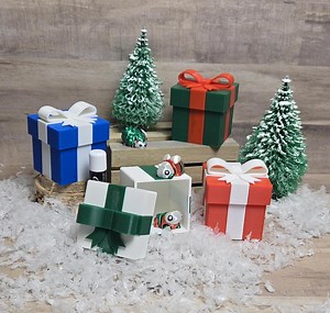 Gift Box 3D Printed Choose Your Own Bow Holiday Decor Stocking - Etsy