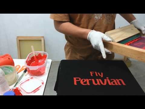 HOW TO PRINT A POLO SHIRT WITH PLASTISOL - SCREEN PRINTING 💪.