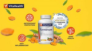 Discover the award-winning, multi-functional Turmercare. Scientifically formulated with Curcumin C³ Complex®, Bioperine® and turmeric powder, it delivers long-term anti-inflammatory health benefits for a healthier life well into your golden years. Get yours today! Available at all leading pharmacies and online at VitaHealth official stores. Lazada: http://bit.ly/lazada_turmercare Shopee: http://bit.ly/shopee_turmercare | VitaHealth Malaysia