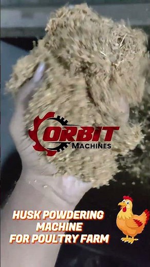 Coconut Husk Powdering Machine #orbitmachines #coconuthuskprocessing #poultryfarm #cocopeat
