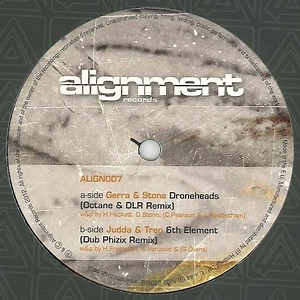Gerra & Stone / Judda & Treo - Droneheads (Octane & DLR Remix) / 6th Element (Dub Phizix Remix)