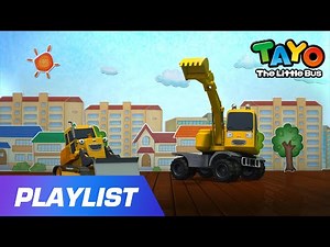 [Playlist] Tayo's Sing Along Show 2 | Strong Heavy Vehicles Clang Clang Bang Bang Let's Build!