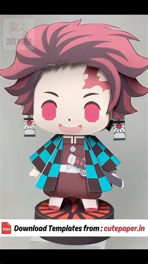 Tanjiro Kamado: Demon slayer inspired mini figure | #kamadotanjiro #kimetsunoyaiba #nezuko