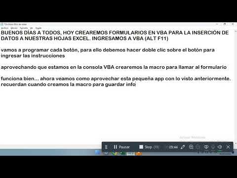 insertar datos con macros y formulario excel