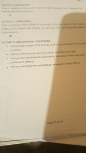 ACTIVITY 6: REFLECTIONWritereflection on the enresescrothth... | Filo