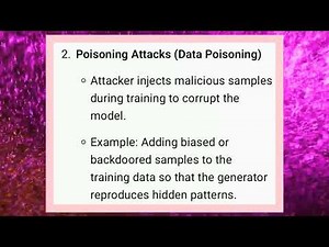 AL3502 UNIT 5 Security deep generative models