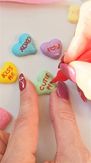 Conversation Hearts Mini Macarons 💌 My no-nonsense fail-proof macaron recipe is going to be your new favorite, have you tried it yet?🩷💜🩵💚💛 Recipe 👇 #macarons #macaronlove #conversationhearts #baking #valentinesdaygiftideas #springbaking | Sasha Cakes Chicago