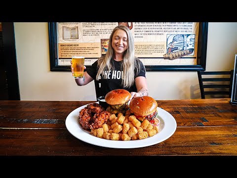 A Connecticut Brewery Hosts The Undefeated "Big Hooker" Burger Challenge!