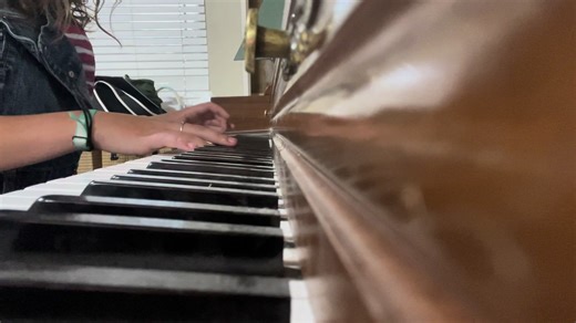 Learning from Mistakes in Piano Progress