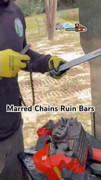 Quick thrown chain drive link repair #tree