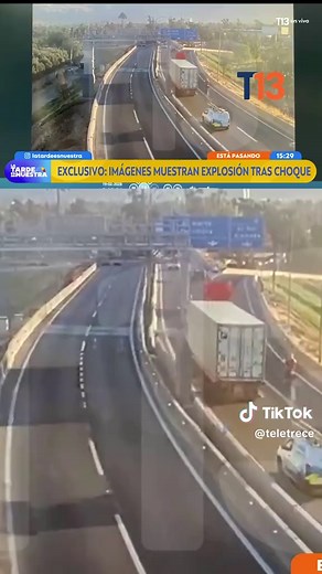 Explosión en camión de gas: Momentos críticos captados