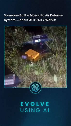 Evolving Using AI on Instagram: "| Photon Matrix's AI mosquito slayer is the ultimate pest patrol revolution! 🔥 Harnessing LiDAR, radar, and computer vision, it locks on and vaporizes skeeters in flight with pinpoint lethality. 🎯 Say goodbye to toxic sprays and whiny zappers—hello to sleek, whisper-quiet shielding that auto-stops near people or pets. ✅ It's your living room's tiny tactical missile shield! 😮‍💨 . . Your go-to hub for the latest in AI tools, creative prompts, and cutting-edge u