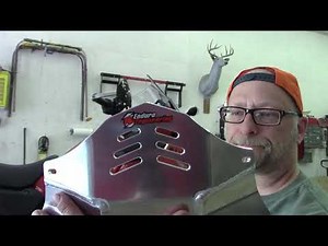 2022 KLR 650 skid plate install from Enduro Engineering