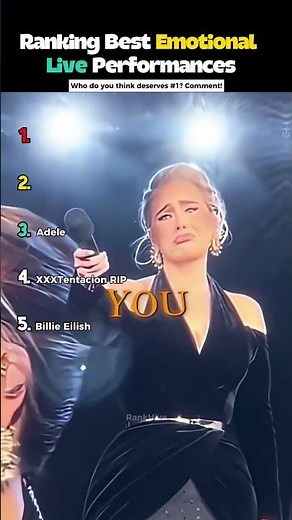 Ranking Best Emotional Live Performances