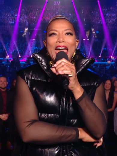 Queen Latifah & Busta Rhymes at the AMAs
