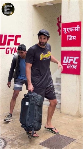 Aditya Roy Kapur spotted after an intense gym session
