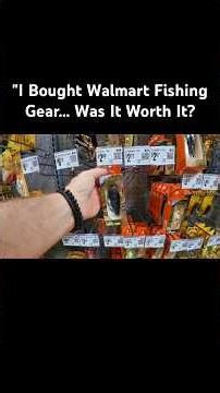 "I Bought Walmart Fishing Gear... Was It Worth It?