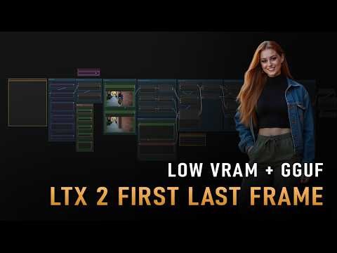 LTX 2 Img2Vid First + Last Frame GGUF Workflow for ComfyUI