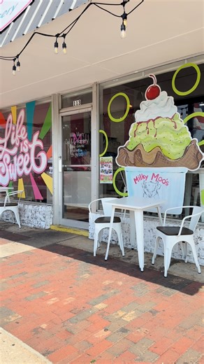 2.8K views · 29 reactions | From creamy scoops to deli favorites, Milky Moo’s is a must-stop in Enterprise! Don’t miss the famous Boll Weevil flavor—it’s a real (delicious) taste of history! Recently voted Alabama’s best ice cream shop, this local gem is as sweet as it gets!  朗 | Sweet Home Alabama | Facebook