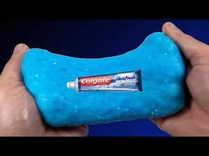 How to Make Slime Colgate Toothpaste and Glue, Without Borax , Without Starch and Without Detergent
