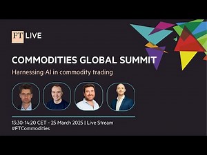 How AI is Transforming Commodity Trading? | Commodities Global Summit