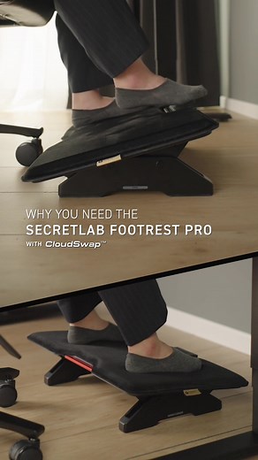 Secretlab Professional Footrest (CloudSwap™ Technology) for Optimal Ergonomic Support