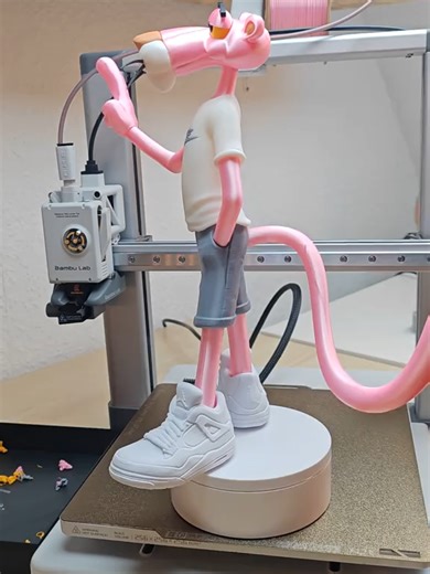 31cm Pink Panther: A 3D Printing Journey