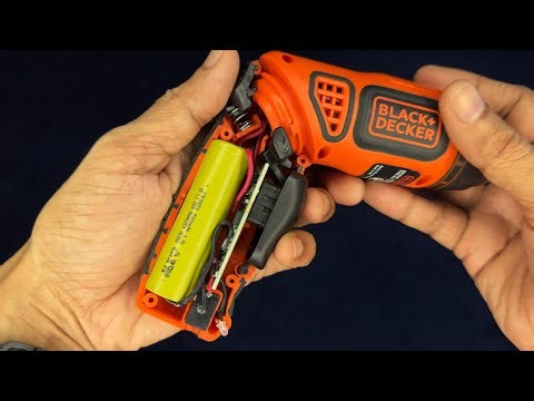 Black and Decker Li-Ion Electric Screwdriver - Disassembly