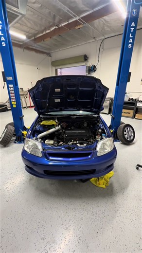 EM1 getting special treatment #honda #hondacivic #civicsi #em1 #htpmotorsport