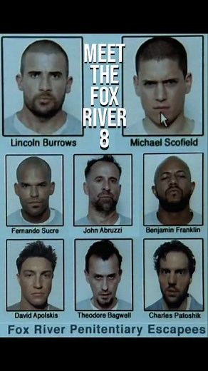 7K views · 55 reactions | They Call Them… The Fox River 8 | Prison Break Season 1 | Prison Breaking With Sarah & Paul Podcast Seasons 1 & 2 on YouTube, Apple Podcasts, & Spotify. Watch Bonus “Watch Party” episodes and join our Discord Community on Patreon (link in bio to subscribe) #prisonbreak #prisonbreakseason1 #prisonbreakpodcast #shorts #fyp | Prison Breaking with Sarah & Paul | Facebook