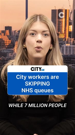 City AM on Instagram: "The Square Mile’s Shortcut to Care 🏙️ Private medical insurance claims in the Square Mile are skyrocketing. As NHS waiting lists remain stubbornly high, professionals are ditching the queues for quicker care. According to new data, diagnostic tests and scans are now the number one claim across almost every age category. For City workers, time is literally money, and health is increasingly becoming a luxury that only some can afford. The two-tier health system isn't coming