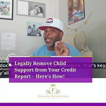 Legally Remove Child Support from Your Credit Report – Here's How! 💳⚖️