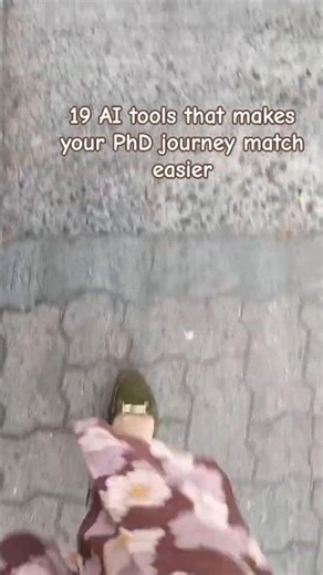19 AI tools that makes your PhD journey match easier #ai #aitools #phd #resarch