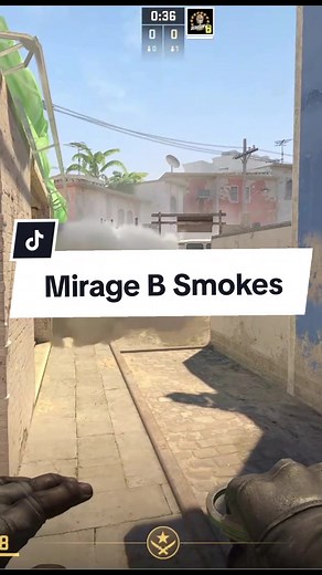 CS2 Mirage B Smokes Setup Guide