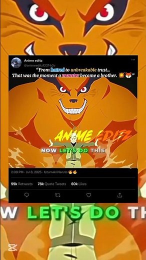 “The Day Naruto & Kurama Became Friends 🦊🍃”